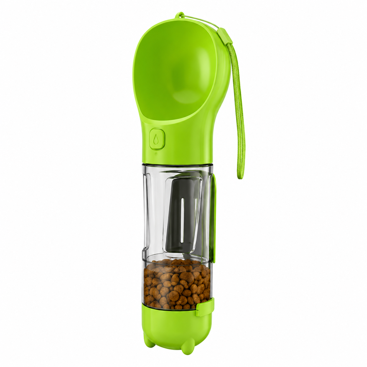 3-in-1 Portable Dog Water Bottle and Food Dispenser