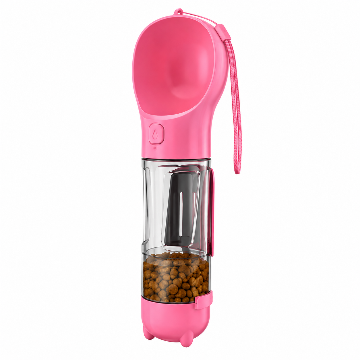 3-in-1 Portable Dog Water Bottle and Food Dispenser