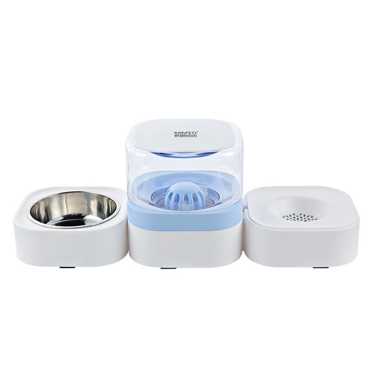 Automatic Pet Feeder with Stainless Steel Bowls